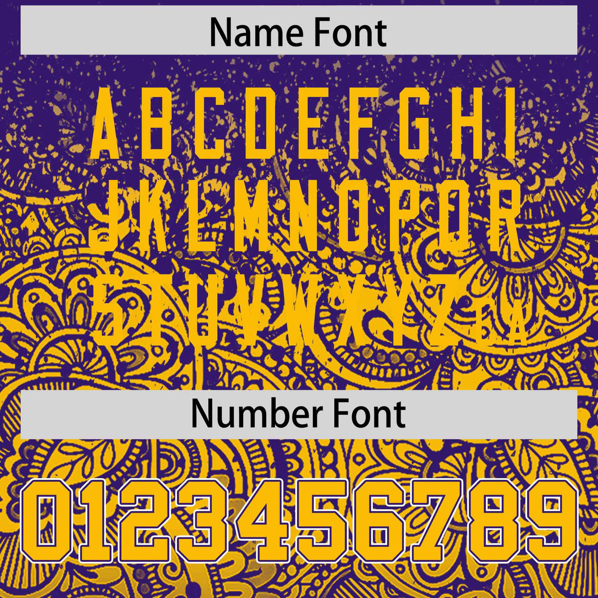 Custom Purple Yellow Floral Print Pattern Full Button Gradient Fashion Baseball Jersey