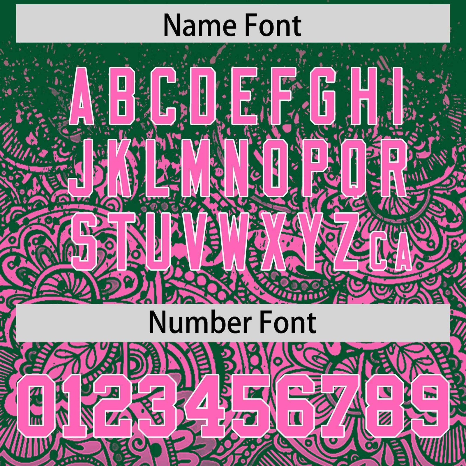 Custom Kelly Green Pink Floral Print Pattern Full Button Gradient Fashion Baseball Jersey