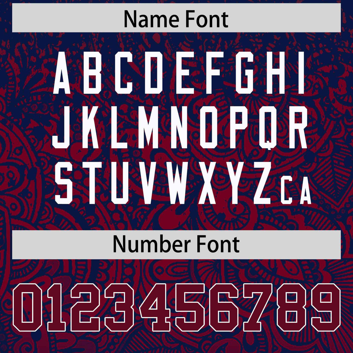 Custom Navy Crimson Floral Print Pattern Full Button Gradient Fashion Baseball Jersey