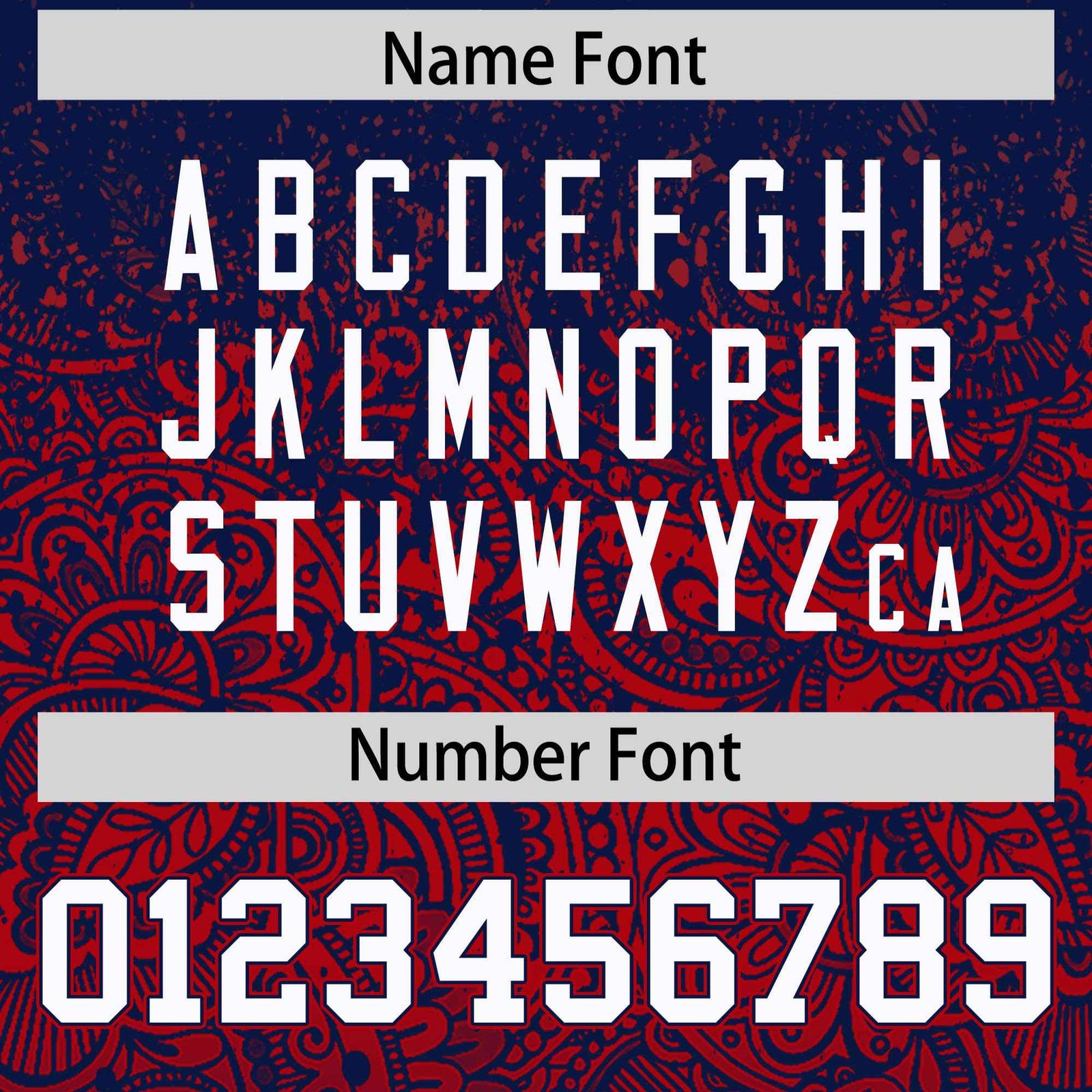 Custom Navy Red Floral Print Pattern Full Button Gradient Fashion Baseball Jersey