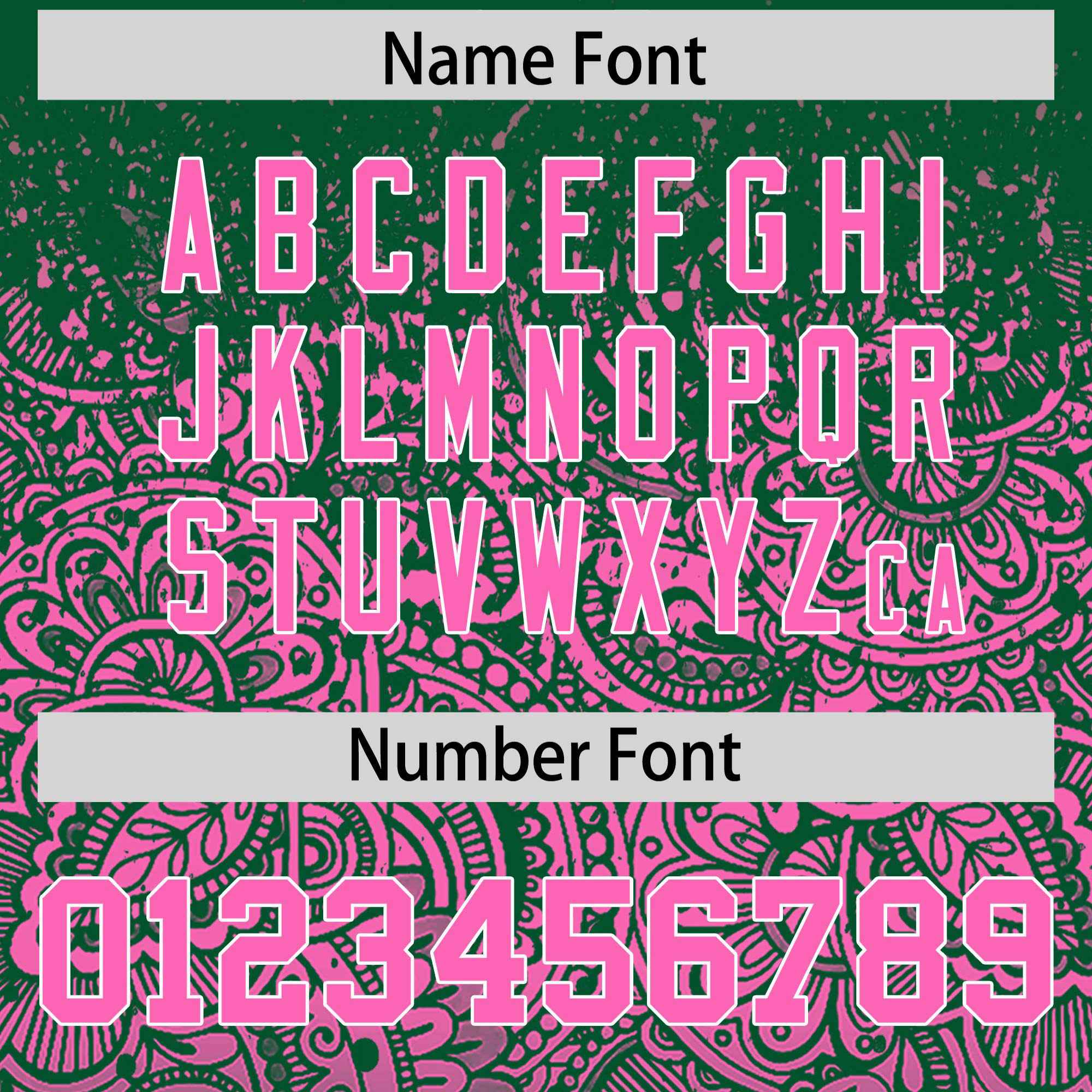Custom Kelly Green Pink Floral Print Pattern Full Button Gradient Fashion Baseball Jersey