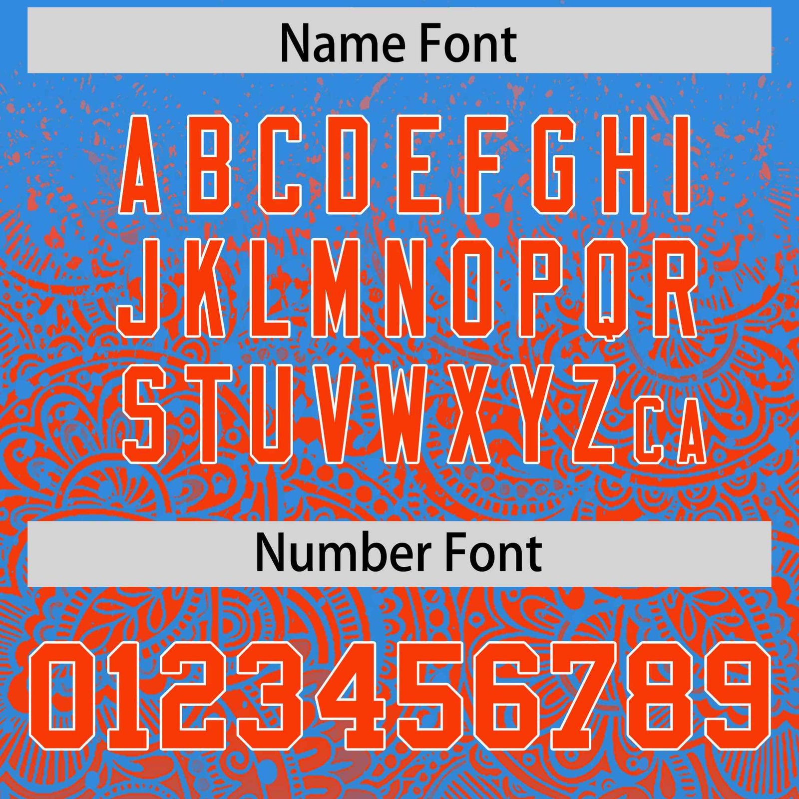 Custom Light Blue Orange Floral Print Pattern Full Button Gradient Fashion Baseball Jersey