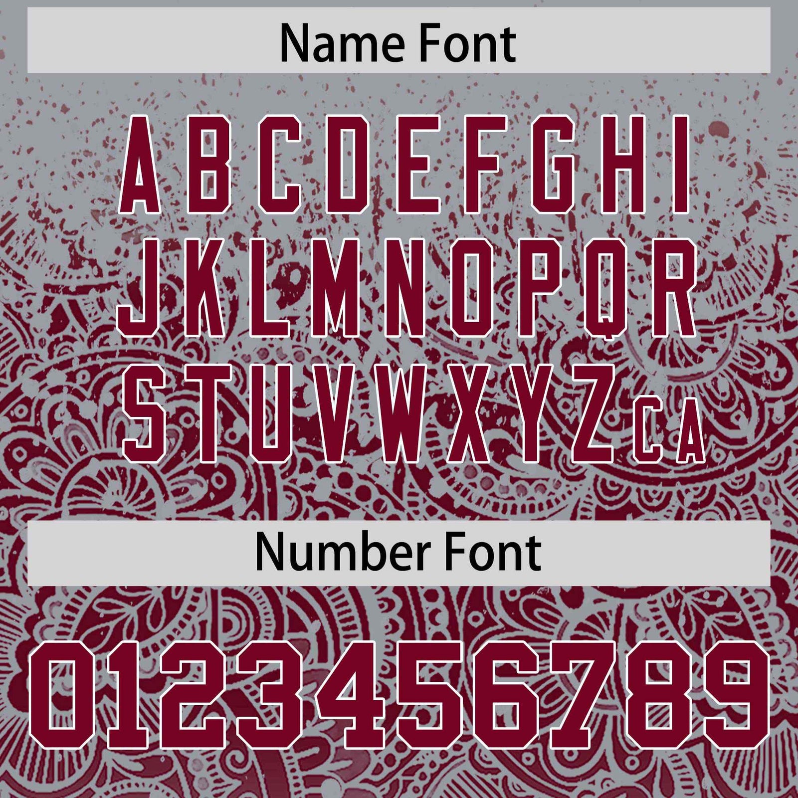 Custom Gray Crimson Floral Print Pattern Full Button Gradient Fashion Baseball Jersey