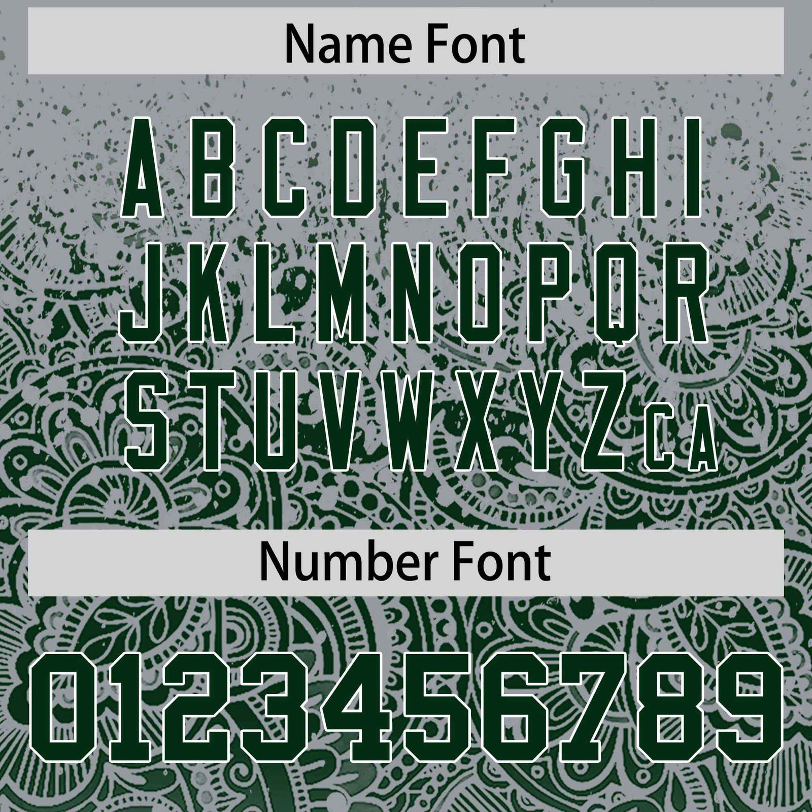 Custom Gray Green Floral Print Pattern Full Button Gradient Fashion Baseball Jersey