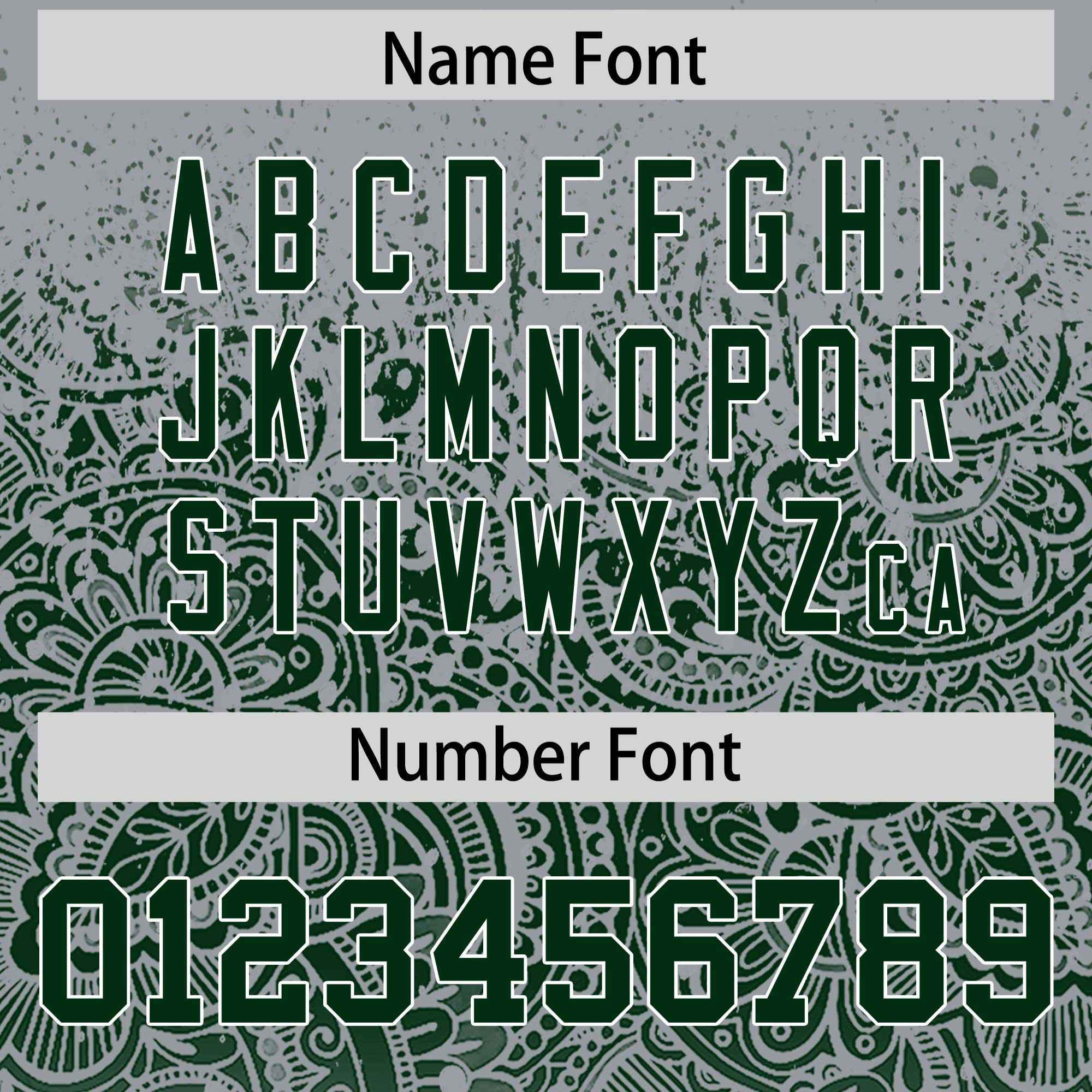Custom Gray Green Floral Print Pattern Full Button Gradient Fashion Baseball Jersey