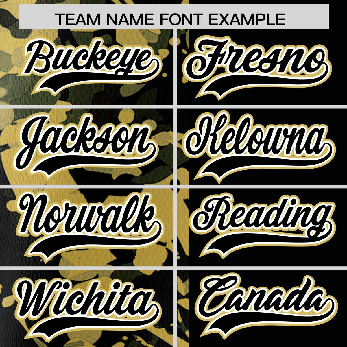 Custom Black Old Gold Split Personalized Graffiti Raglan Sleeve Authentic Baseball Jersey