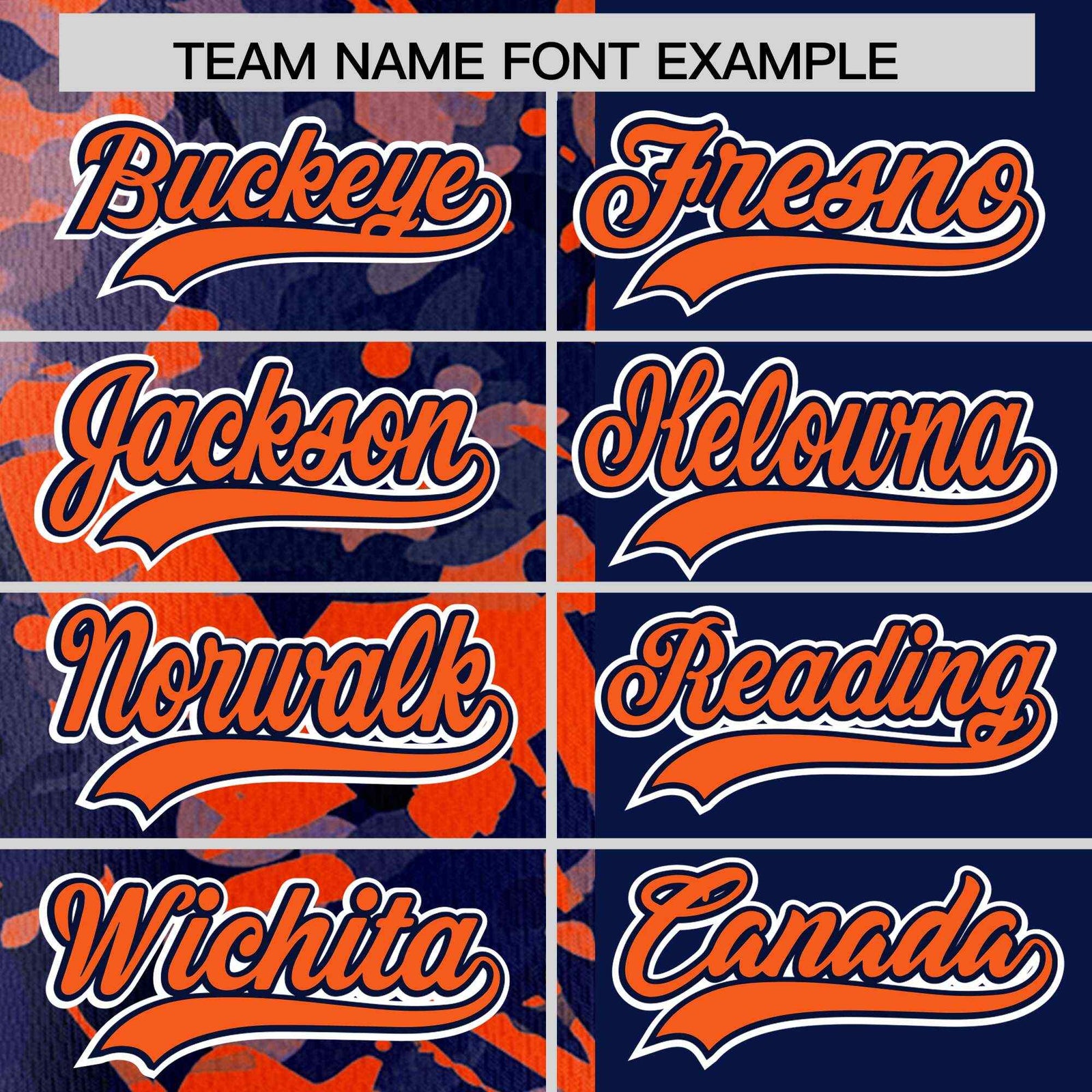 Custom Navy Orange Split Personalized Graffiti Raglan Sleeve Authentic Baseball Jersey
