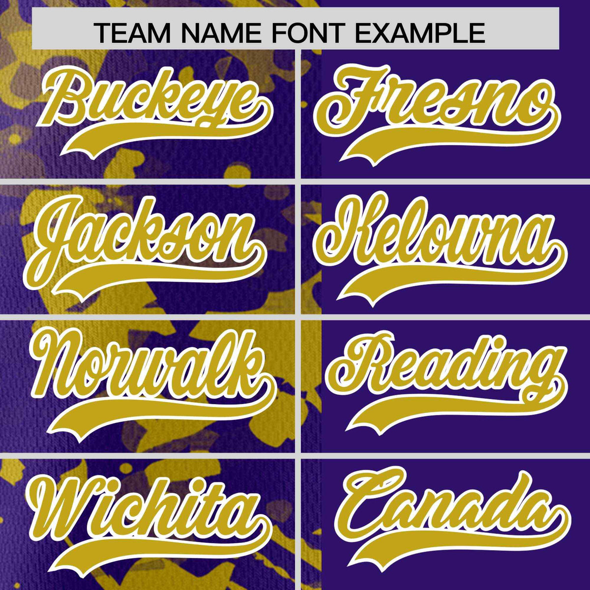Custom Purple Old Gold Split Personalized Graffiti Raglan Sleeve Authentic Baseball Jersey