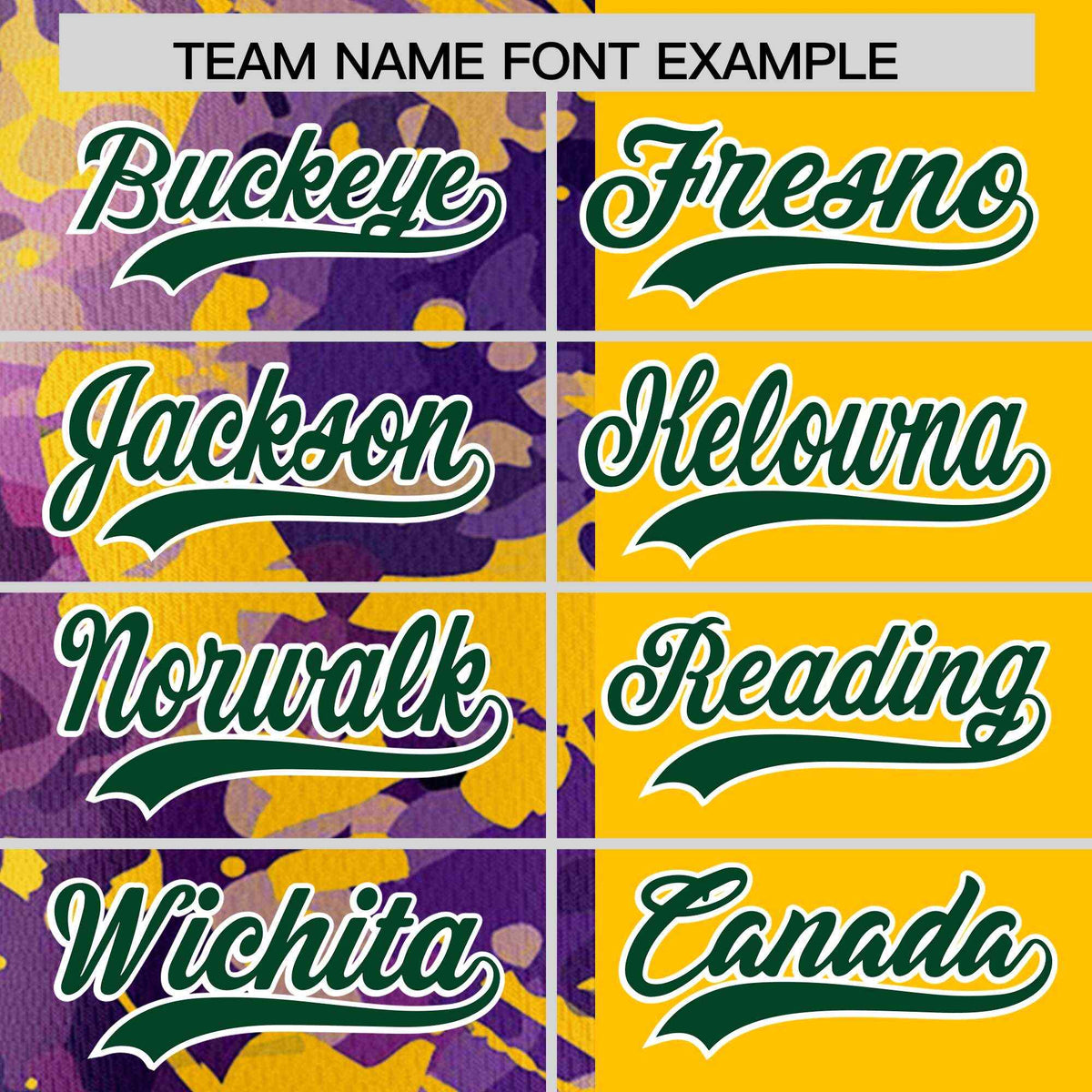 Custom Yellow Purple Split Personalized Graffiti Raglan Sleeve Authentic Baseball Jersey