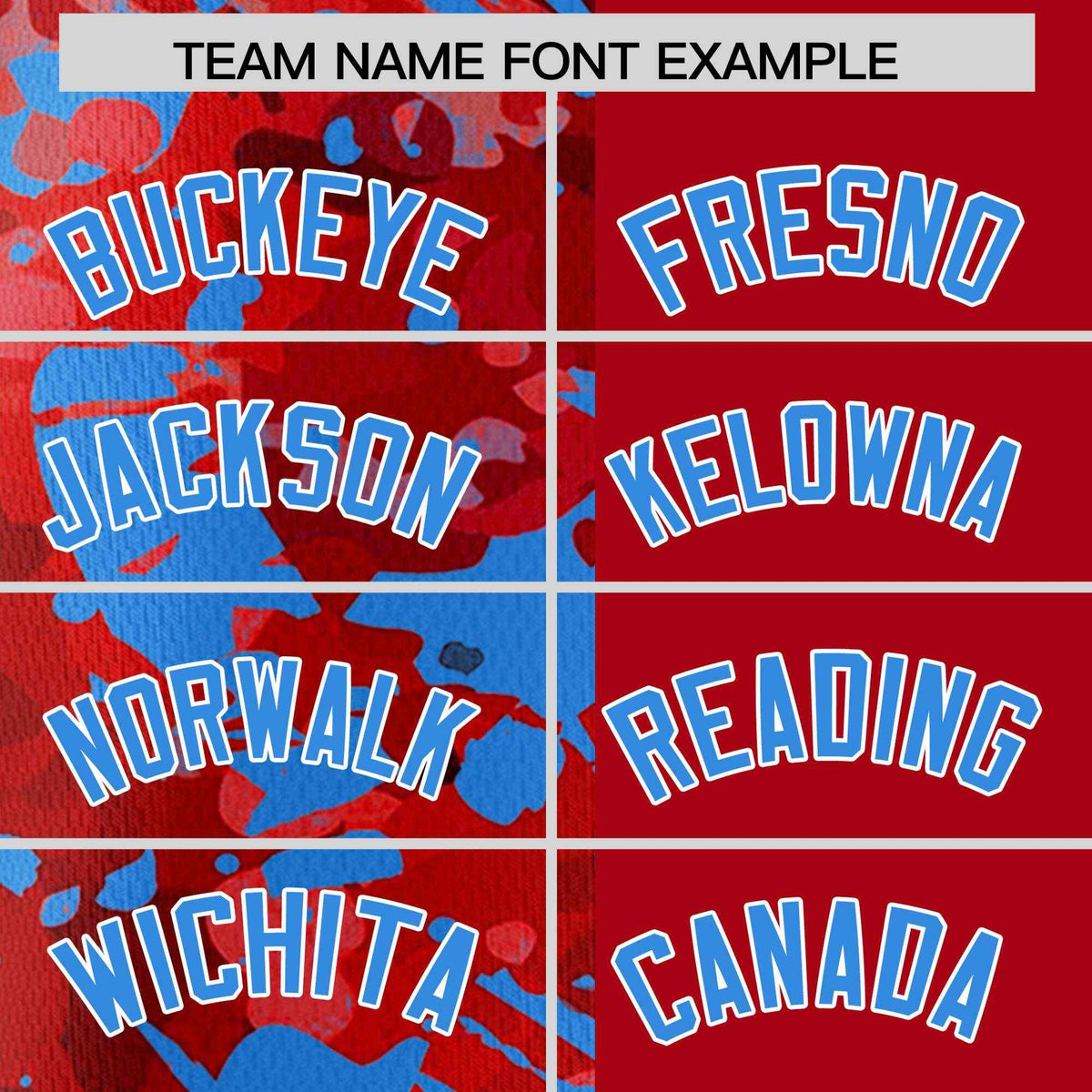 Custom Red Blue Split Personalized Graffiti Raglan Sleeve Authentic Baseball Jersey