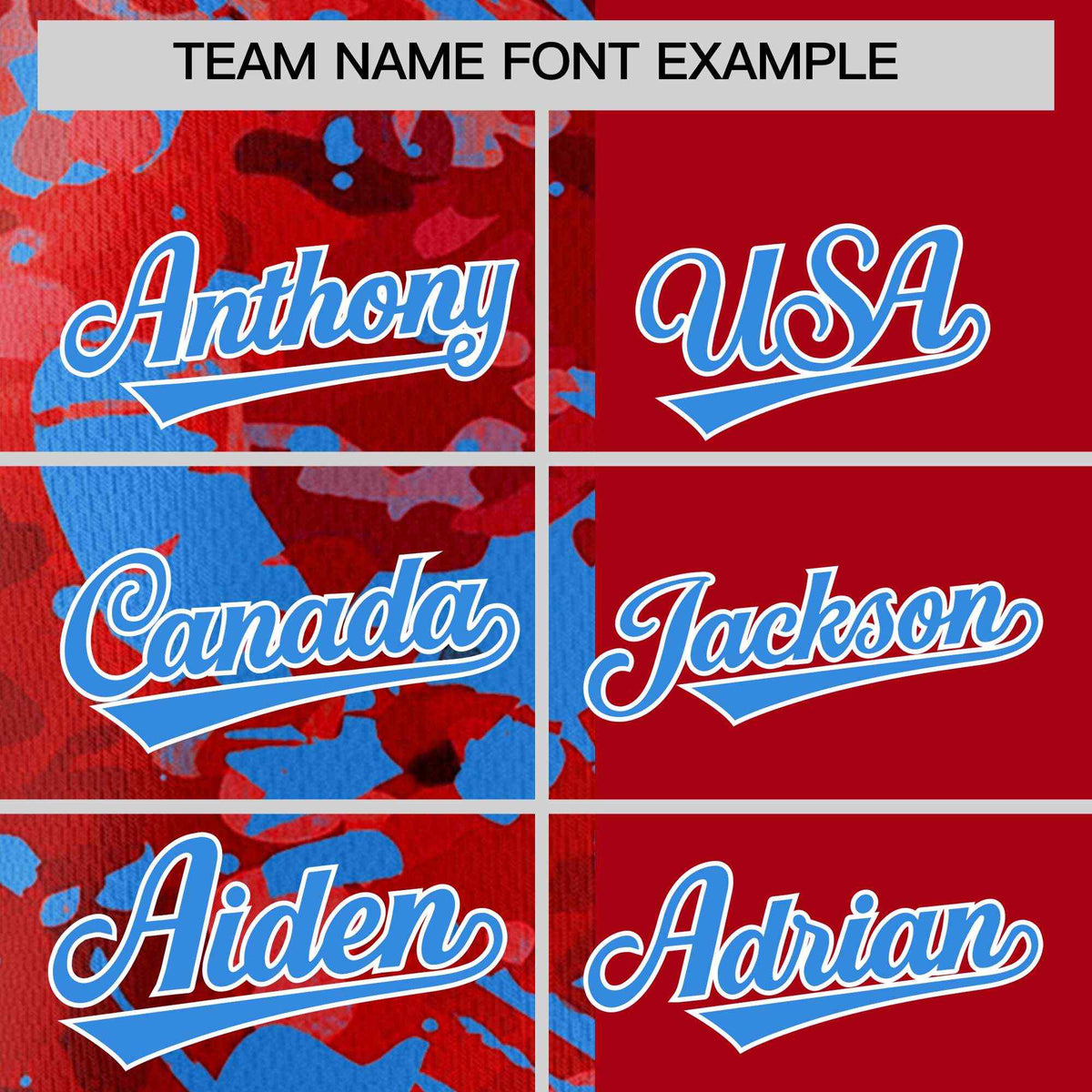 Custom Red Blue Split Personalized Graffiti Raglan Sleeve Authentic Baseball Jersey