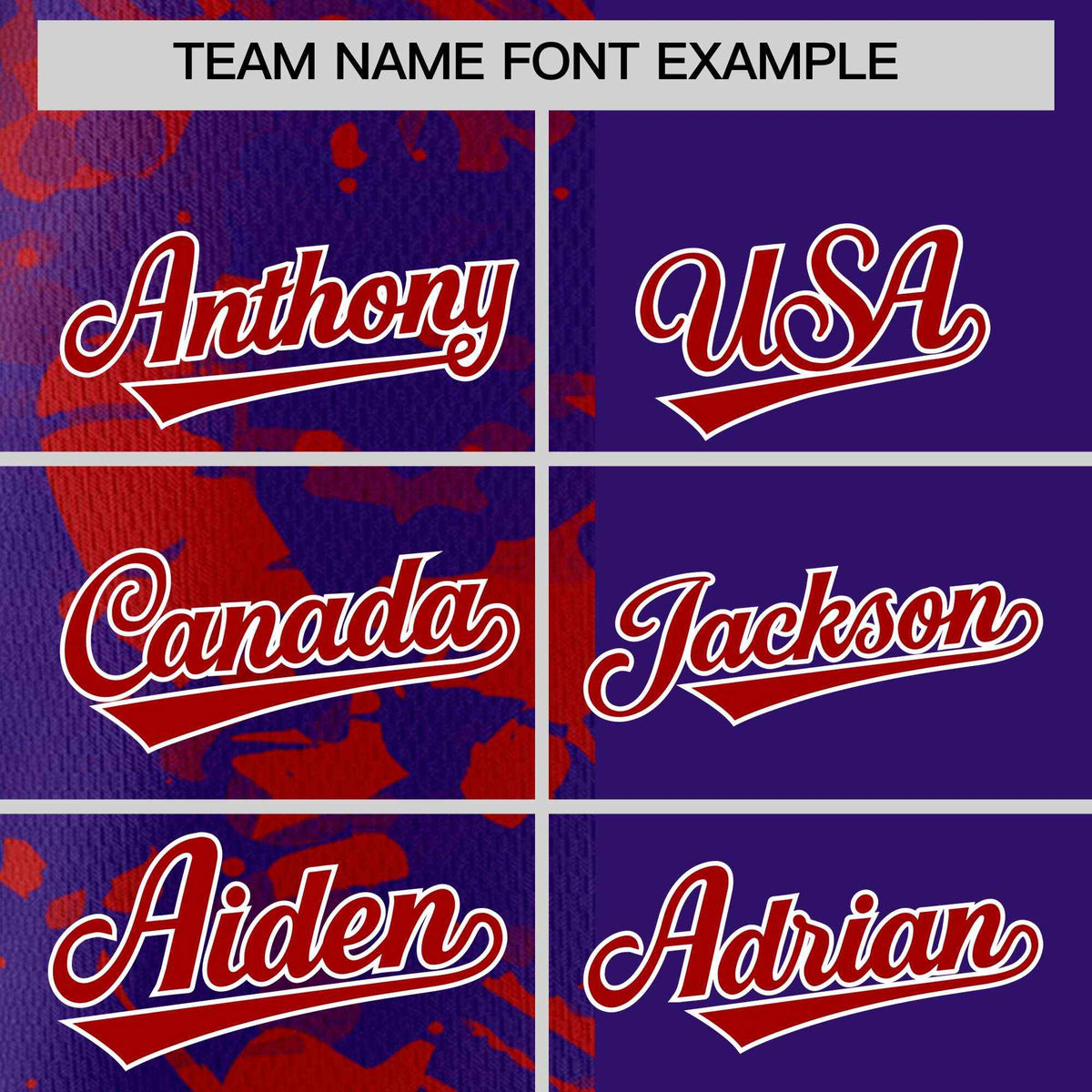 Custom Purple Red Split Personalized Graffiti Raglan Sleeve Authentic Baseball Jersey