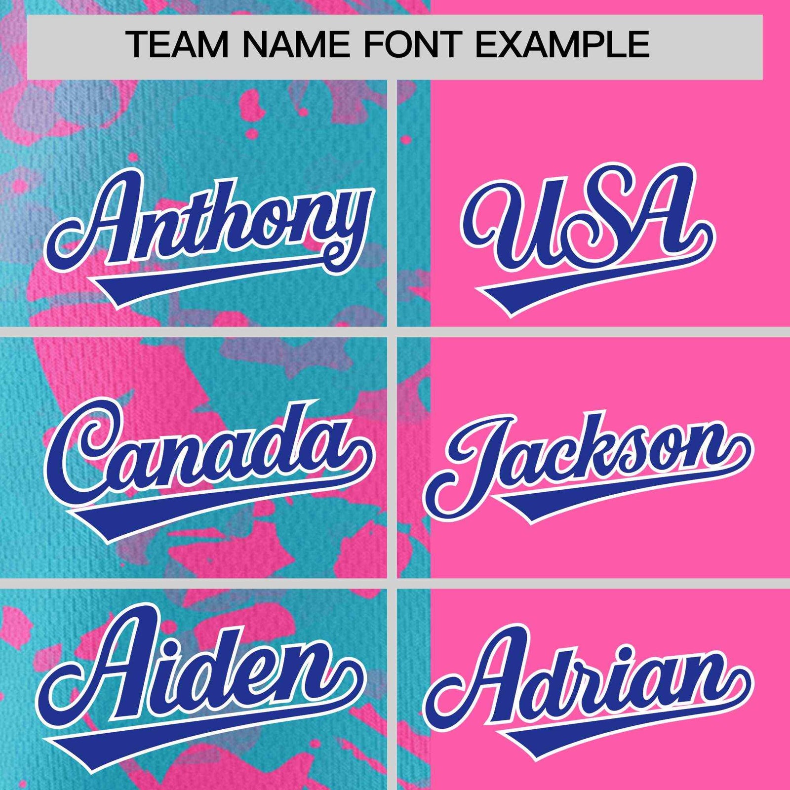 Custom Pink Sky Blue Split Personalized Graffiti Raglan Sleeve Authentic Baseball Jersey