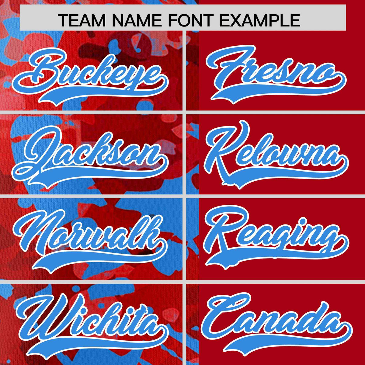 Custom Red Blue Split Personalized Graffiti Raglan Sleeve Authentic Baseball Jersey