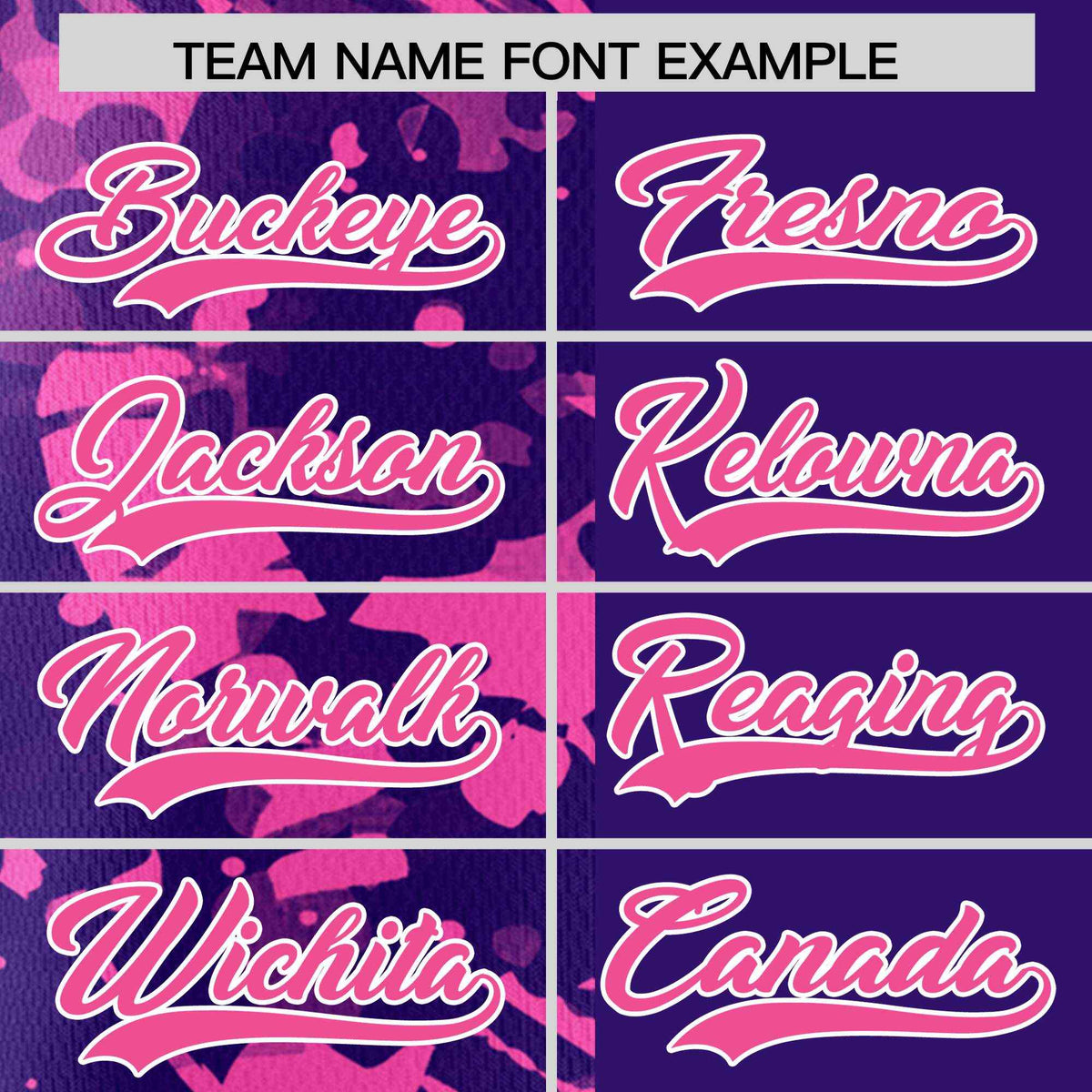 Custom Purple Pink Split Personalized Graffiti Raglan Sleeve Authentic Baseball Jersey