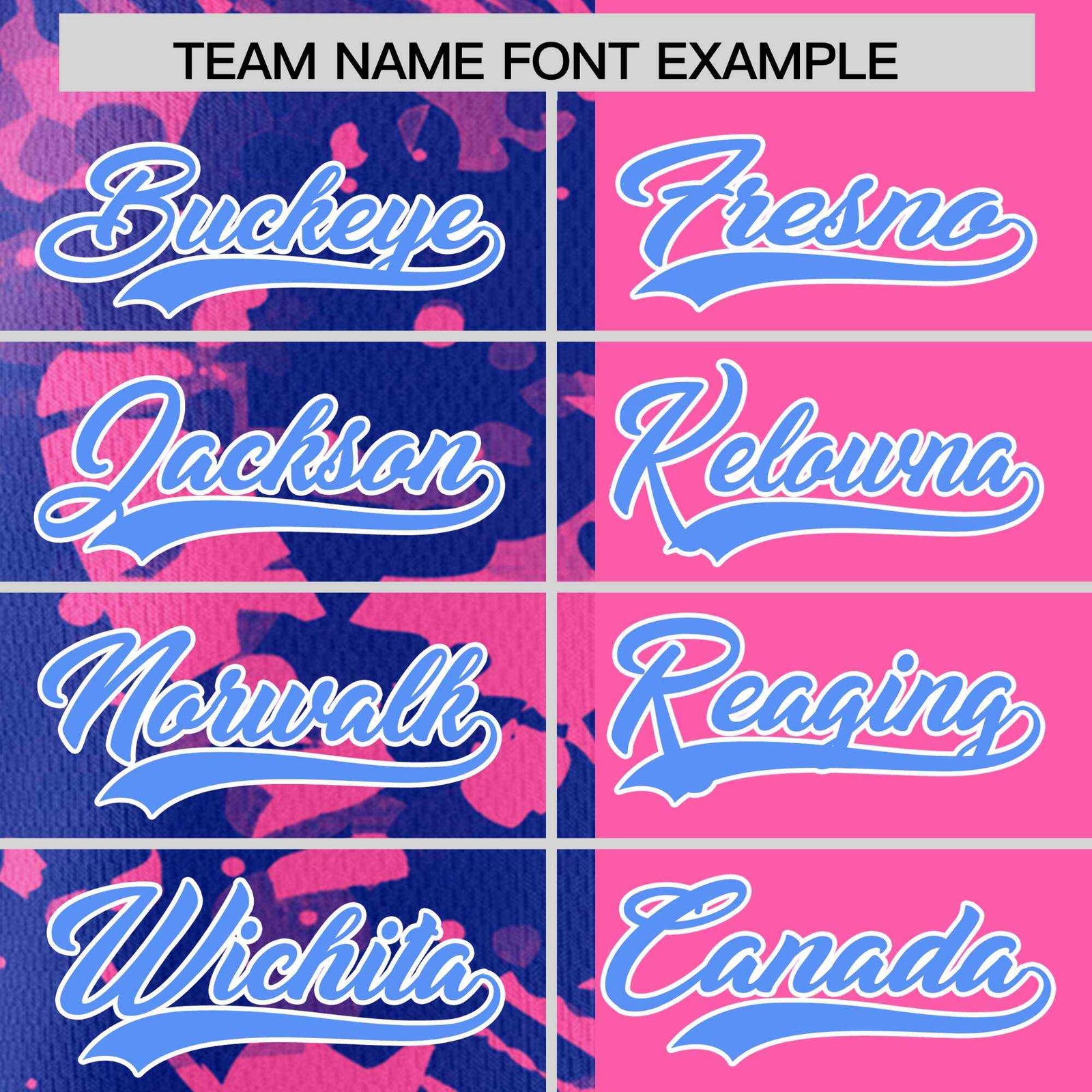 Custom Pink Royal Split Personalized Graffiti Raglan Sleeve Authentic Baseball Jersey