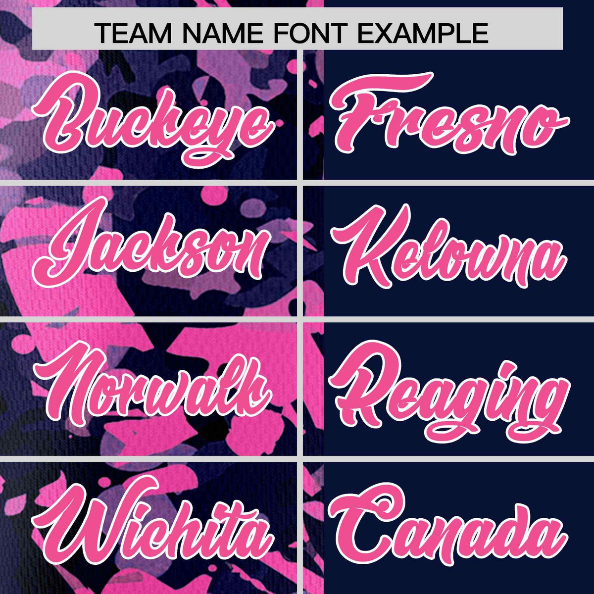 Custom Navy Pink Split Personalized Graffiti Raglan Sleeve Authentic Baseball Jersey