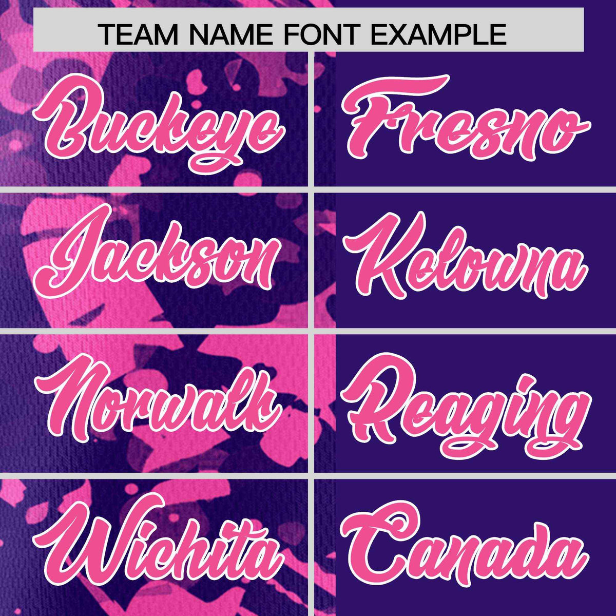 Custom Purple Pink Split Personalized Graffiti Raglan Sleeve Authentic Baseball Jersey