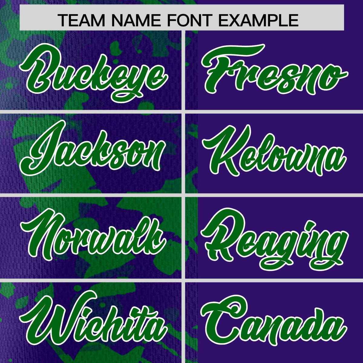 Custom Purple Green Split Personalized Graffiti Raglan Sleeve Authentic Baseball Jersey