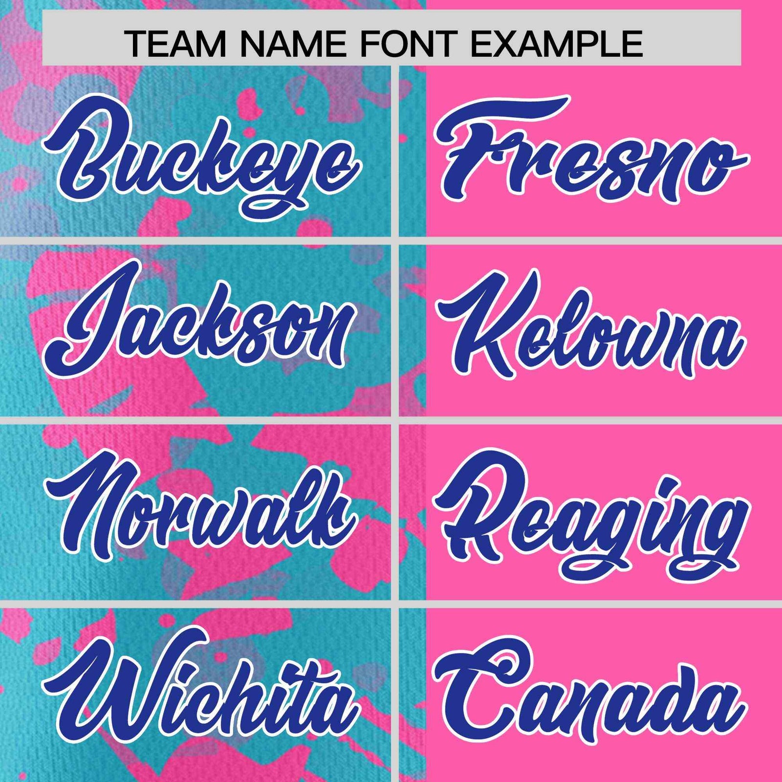 Custom Pink Sky Blue Split Personalized Graffiti Raglan Sleeve Authentic Baseball Jersey