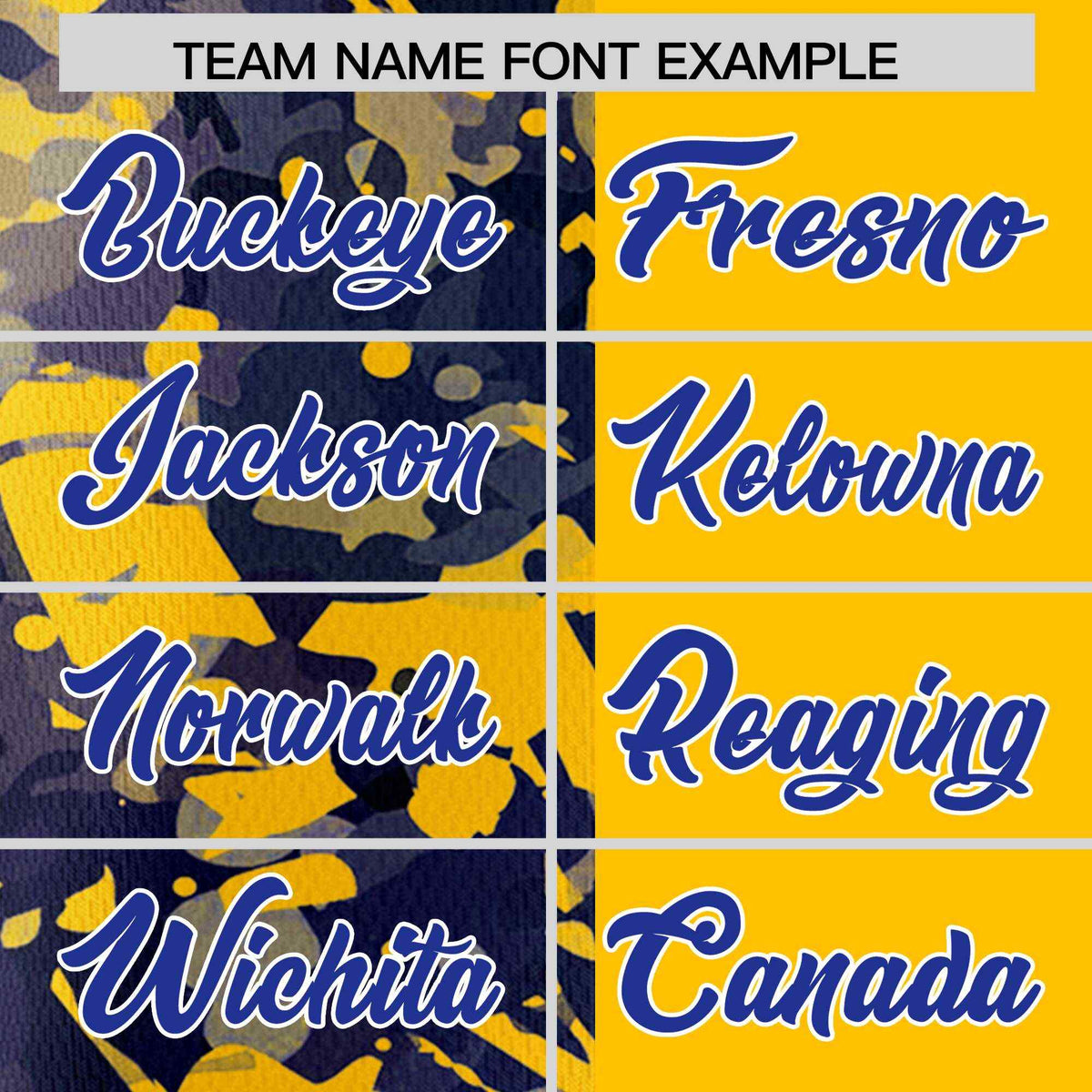 Custom Yellow Navy Split Personalized Graffiti Raglan Sleeve Authentic Baseball Jersey