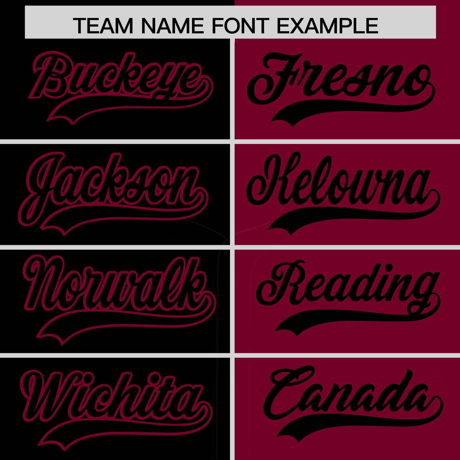 Custom Black Crimson Split Fashion Coconut Tree Design Authentic Baseball Jersey