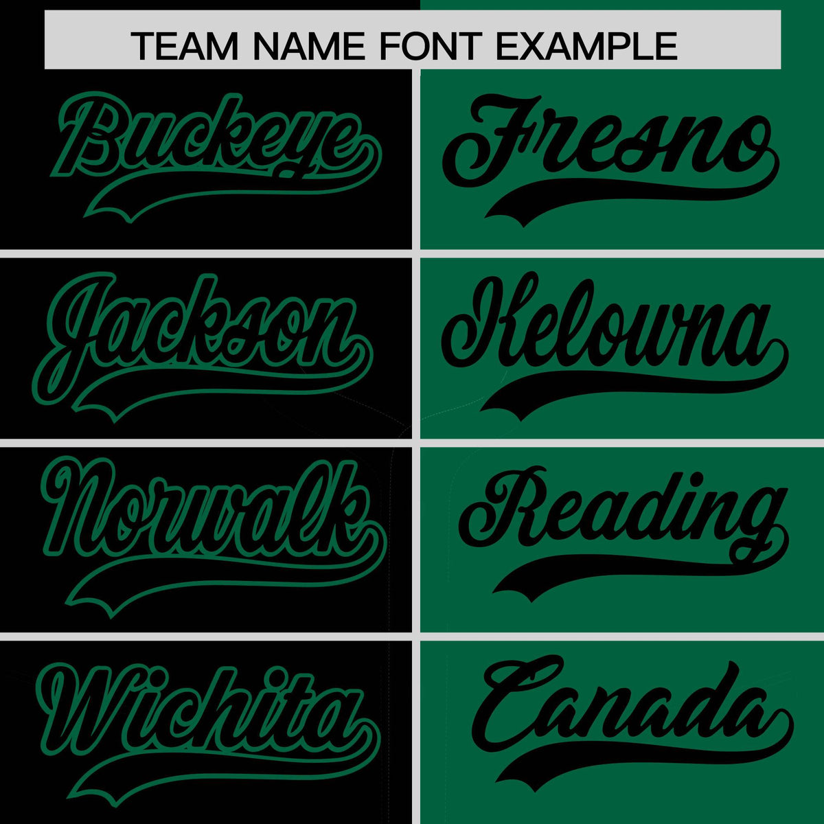 Custom Black Kelly Green Split Fashion Coconut Tree Design Authentic Baseball Jersey