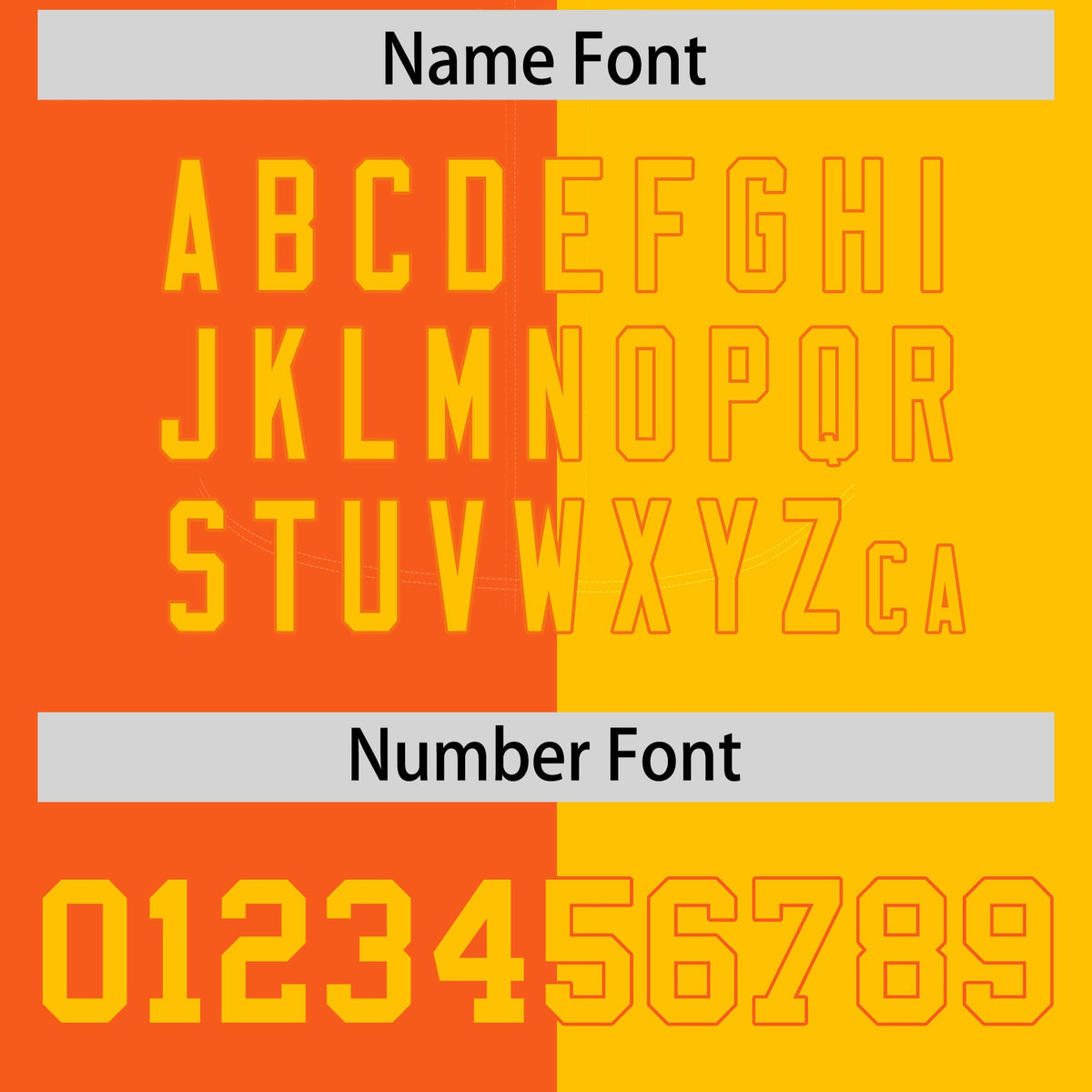 Custom Orange Yellow Split Fashion Coconut Tree Design Authentic Baseball Jersey