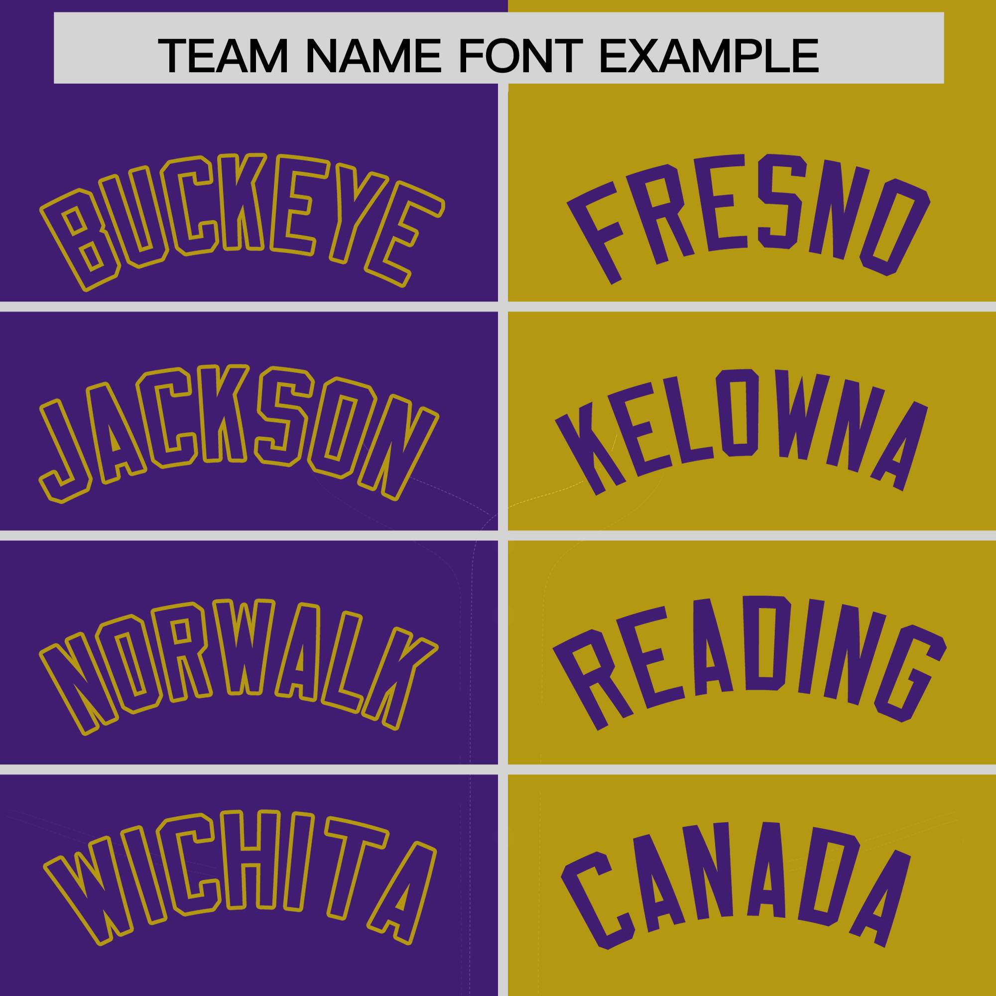 Custom Purple Old Gold Split Fashion Coconut Tree Design Authentic Baseball Jersey