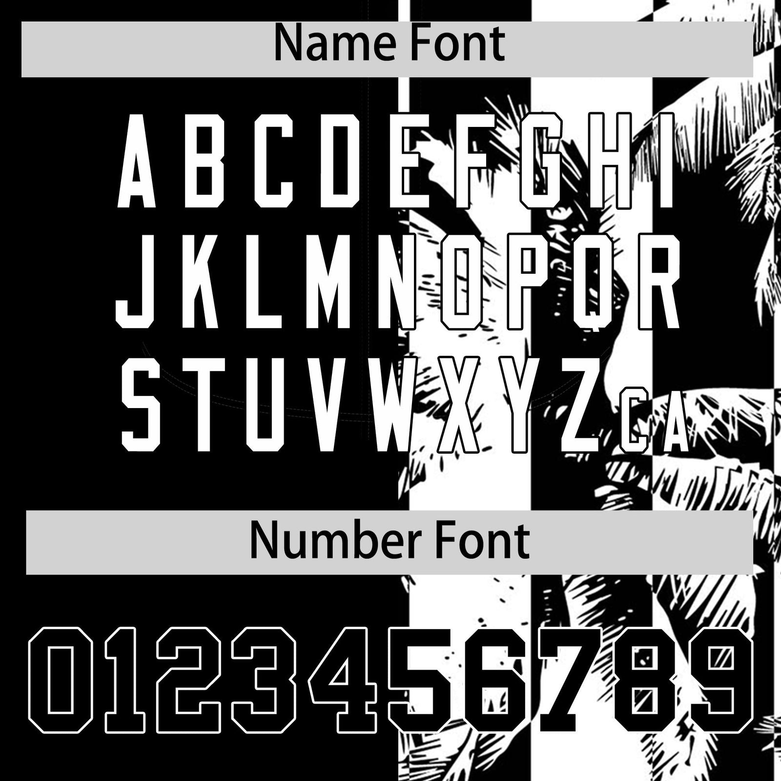 Custom Black White Split Fashion Coconut Tree Design Authentic Baseball Jersey