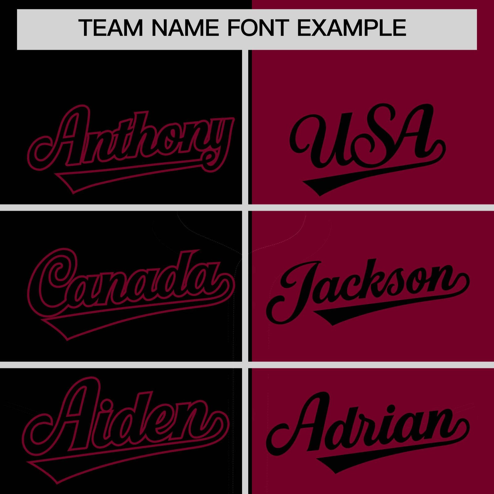 Custom Black Crimson Split Fashion Coconut Tree Design Authentic Baseball Jersey