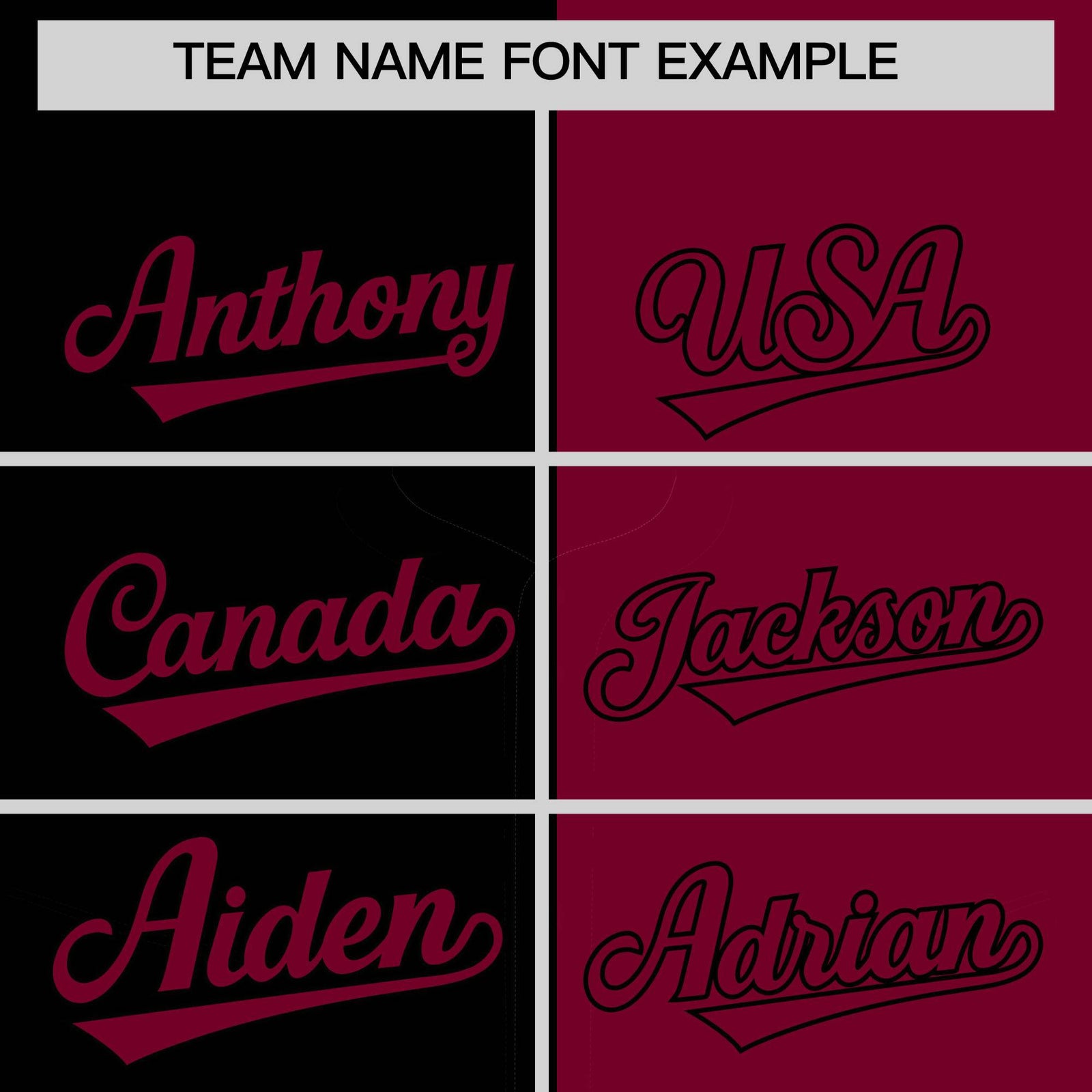 Custom Black Crimson Split Fashion Coconut Tree Design Authentic Baseball Jersey