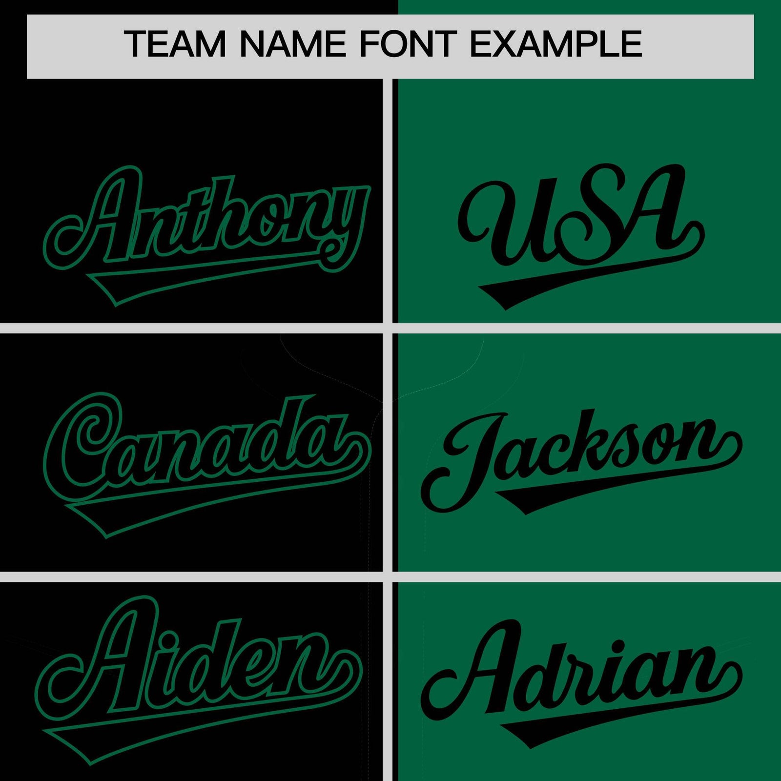 Custom Black Kelly Green Split Fashion Coconut Tree Design Authentic Baseball Jersey