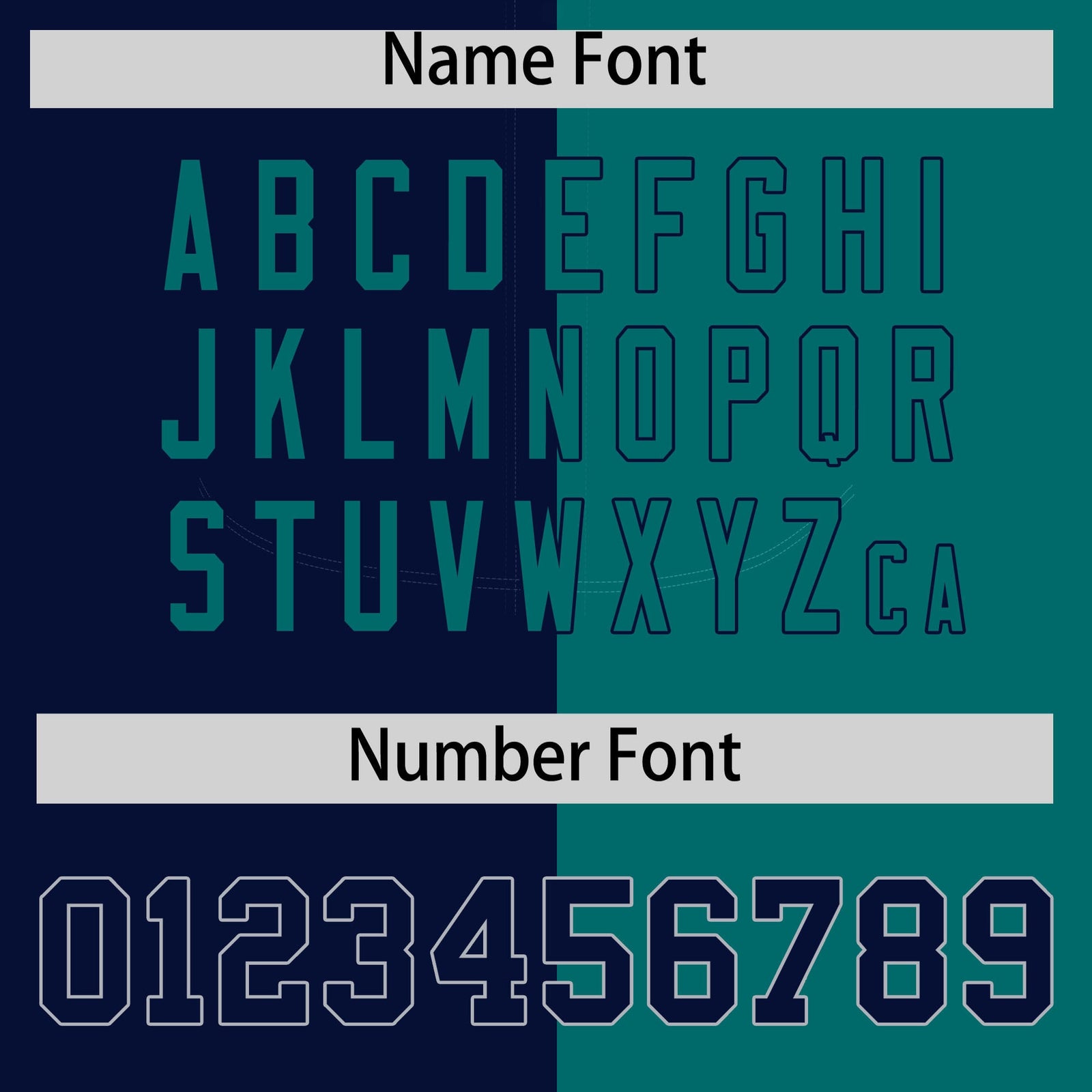 Custom Navy Aqua Split Fashion Coconut Tree Design Authentic Baseball Jersey