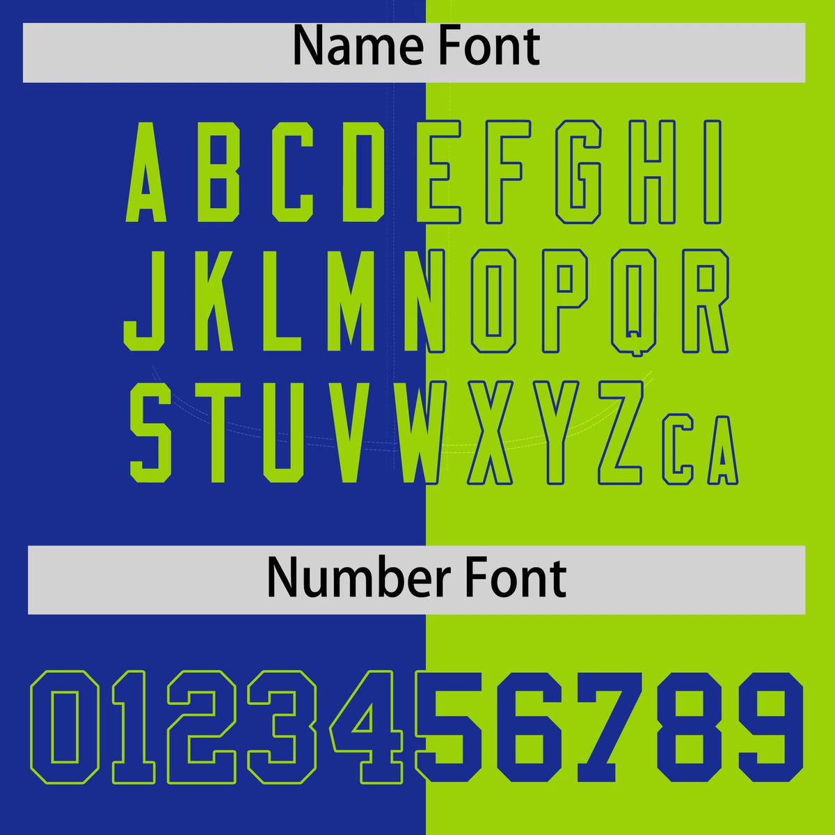 Custom Royal Neon Green Split Fashion Coconut Tree Design Authentic Baseball Jersey