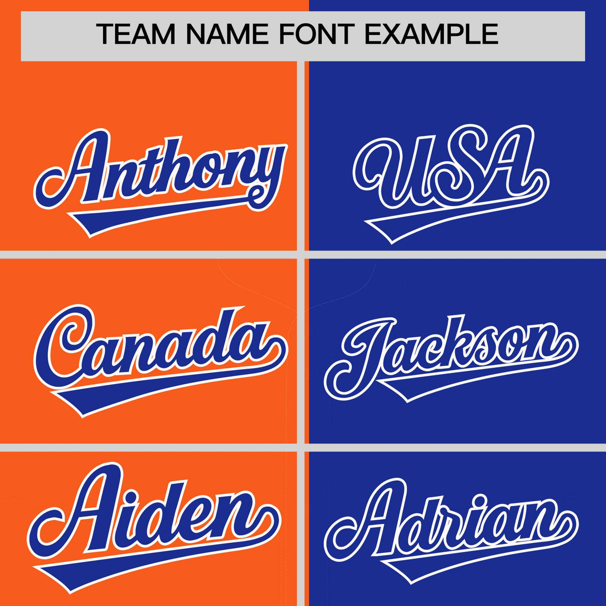 Custom Orange Royal Split Fashion Coconut Tree Design Authentic Baseball Jersey