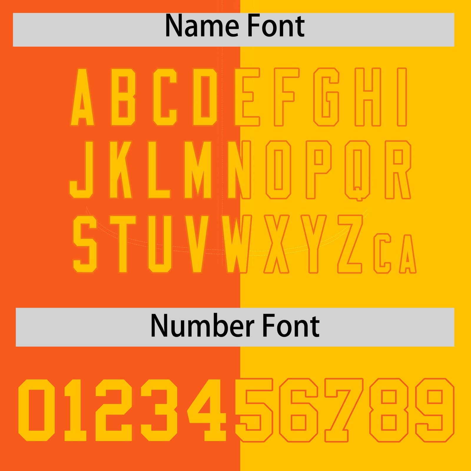 Custom Orange Yellow Split Fashion Coconut Tree Design Authentic Baseball Jersey