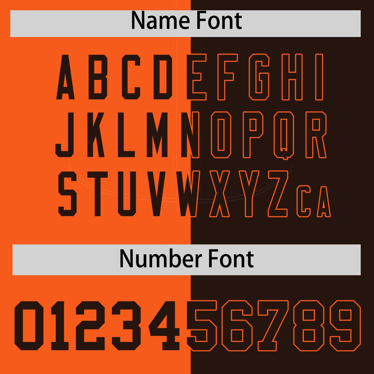 Custom Orange Brown Split Fashion Coconut Tree Design Authentic Baseball Jersey