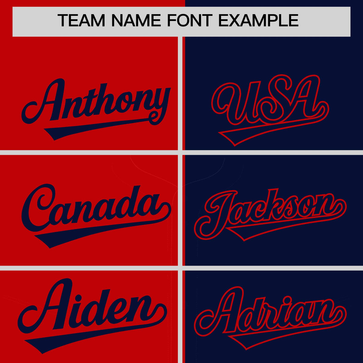 Custom Red Navy Split Fashion Coconut Tree Design Authentic Baseball Jersey