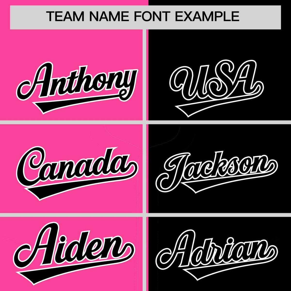 Custom Pink Black Split Fashion Coconut Tree Design Authentic Baseball Jersey