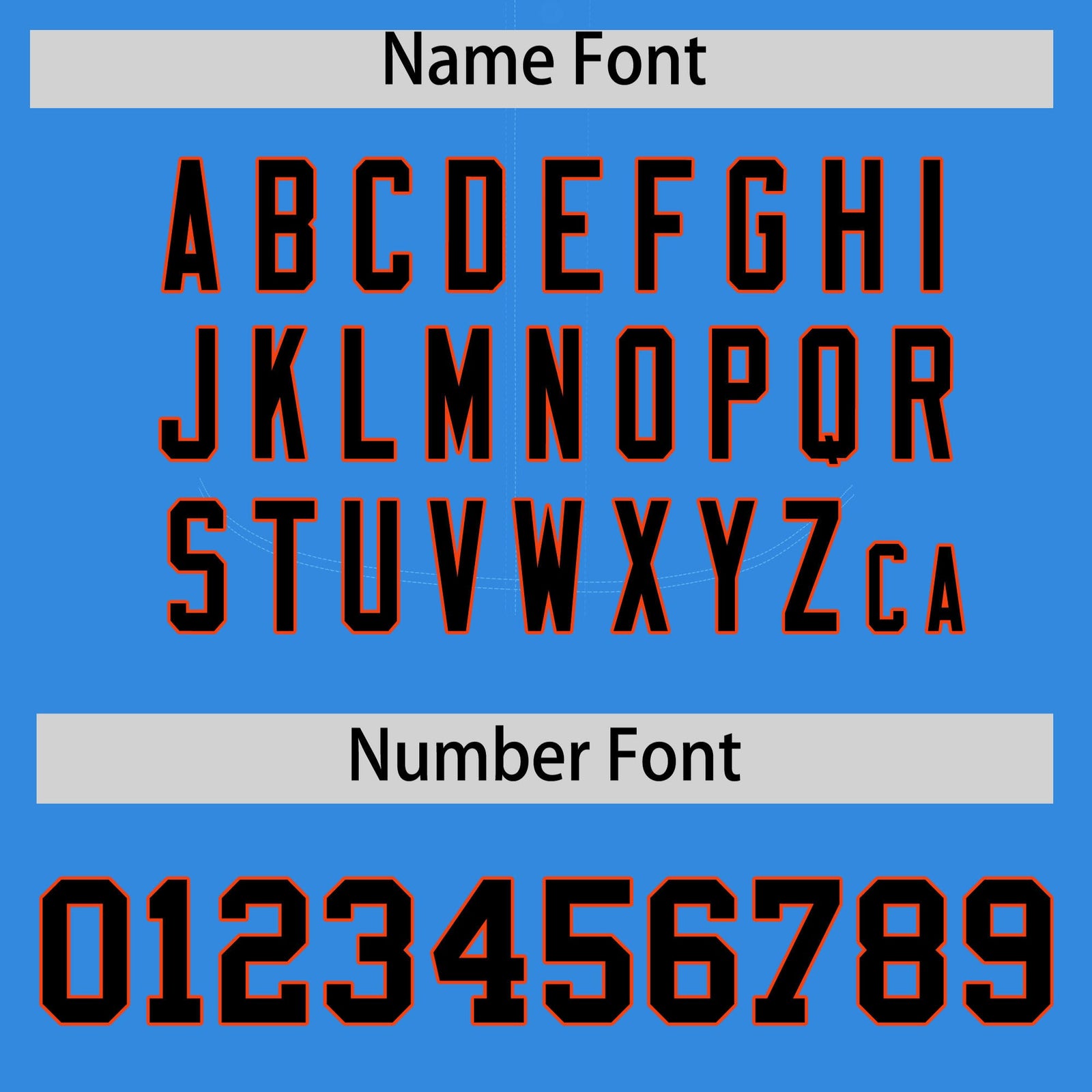 Custom Powder Blue Orange Split Fashion Coconut Tree Design Authentic Baseball Jersey