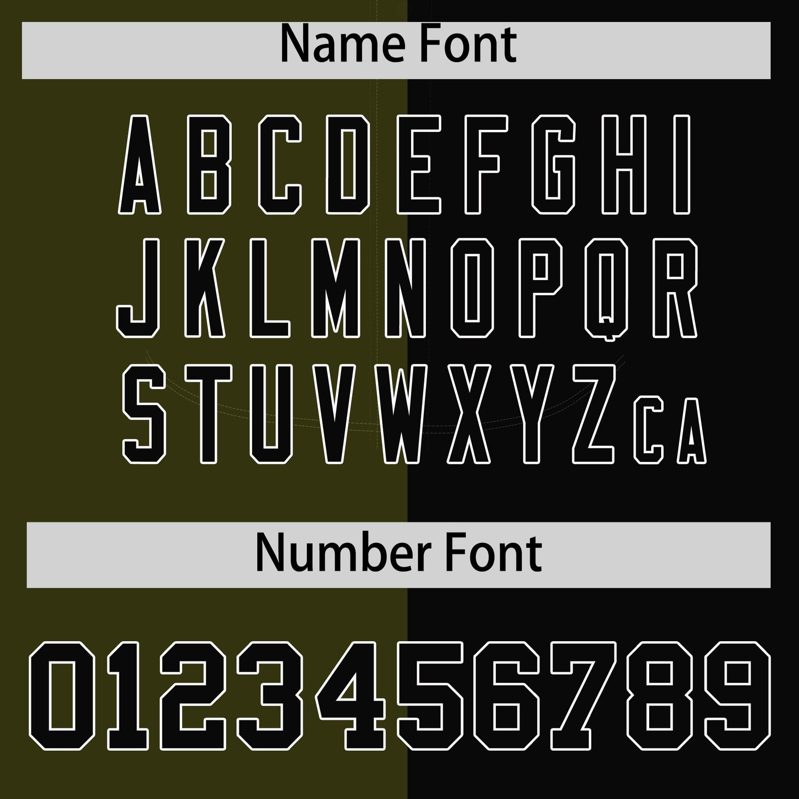 Custom Olive Black Split Fashion Coconut Tree Design Authentic Baseball Jersey