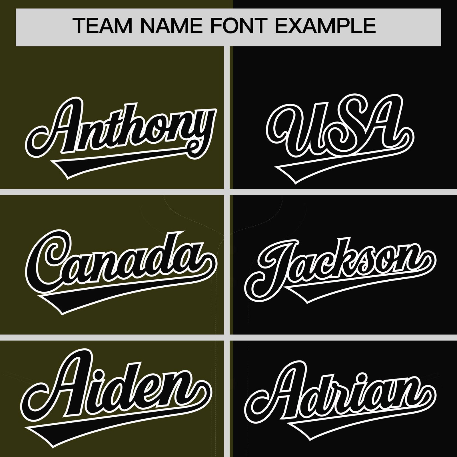 Custom Olive Black Split Fashion Coconut Tree Design Authentic Baseball Jersey