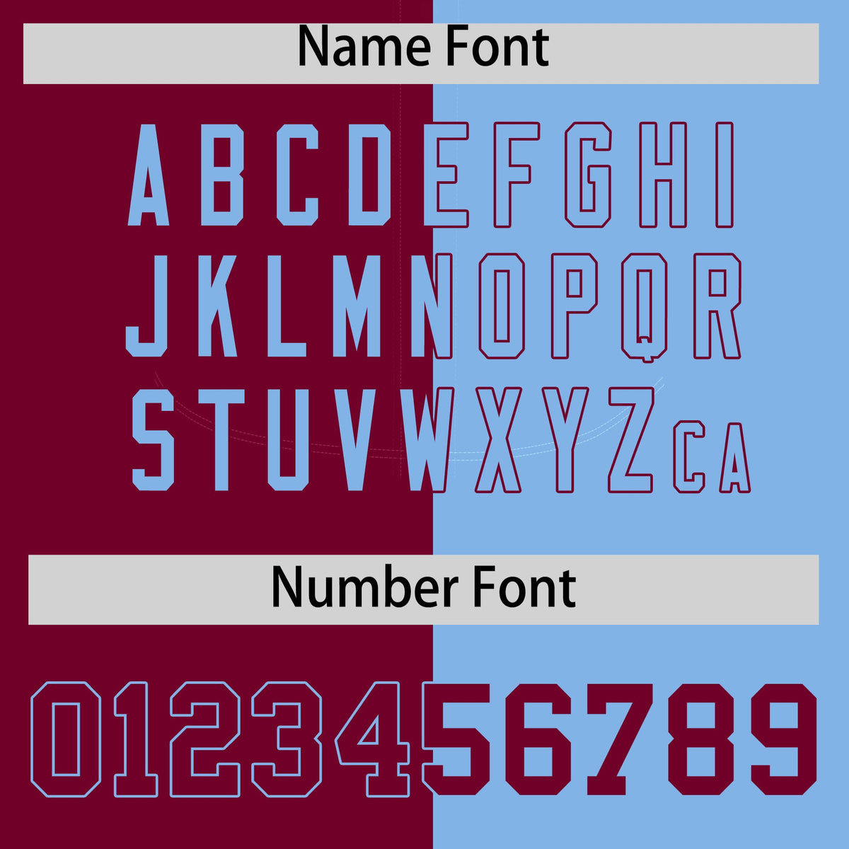 Custom Crimson Powder Blue Split Fashion Coconut Tree Design Authentic Baseball Jersey