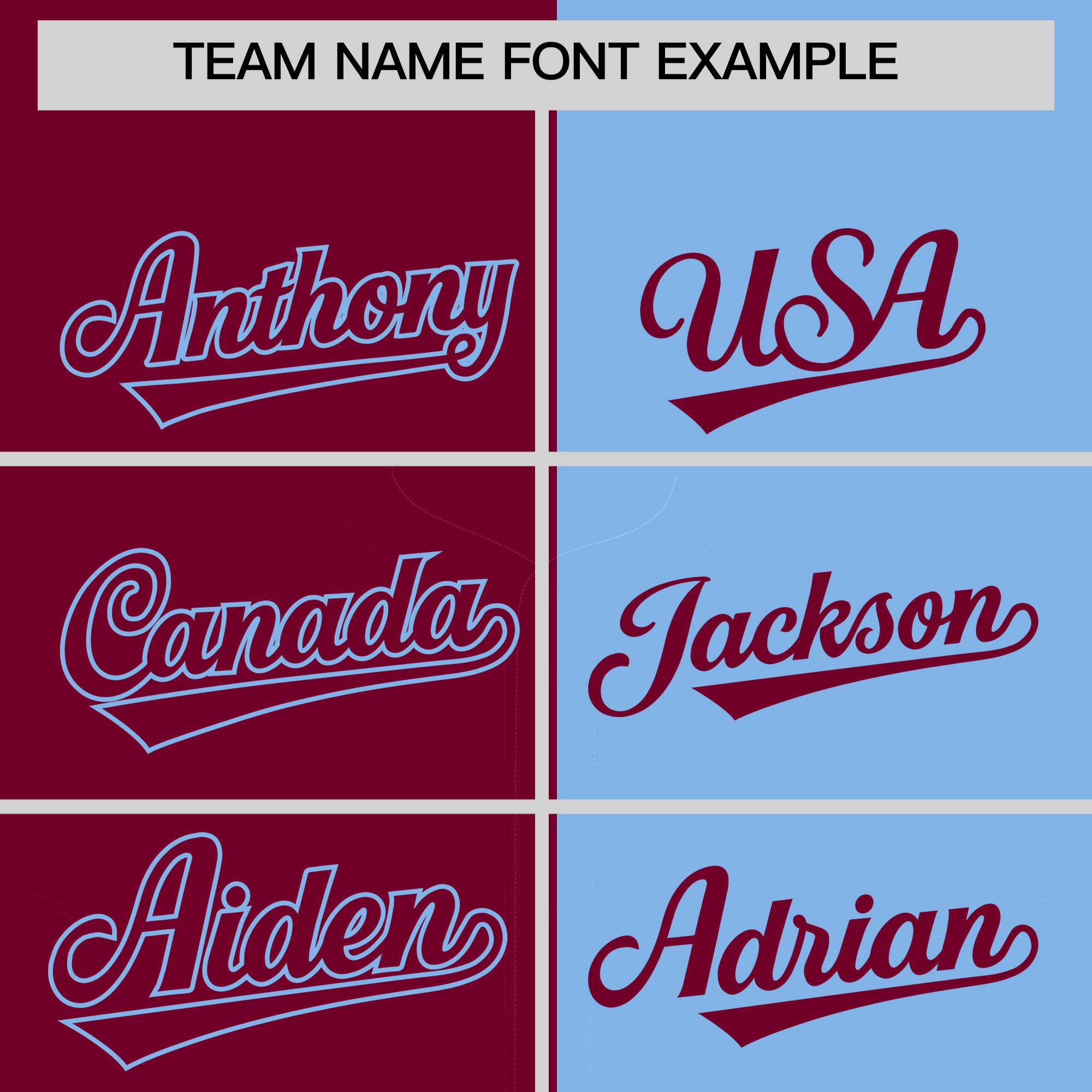 Custom Crimson Powder Blue Split Fashion Coconut Tree Design Authentic Baseball Jersey