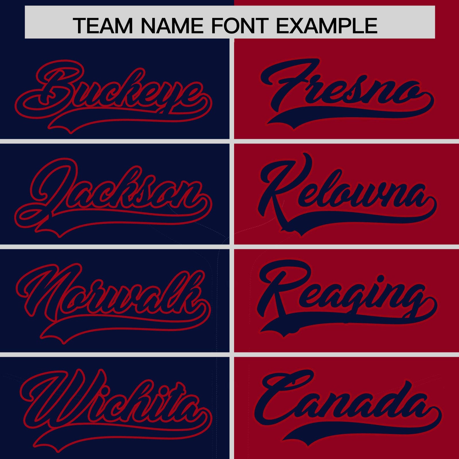 Custom Navy Red Split Fashion Coconut Tree Design Authentic Baseball Jersey