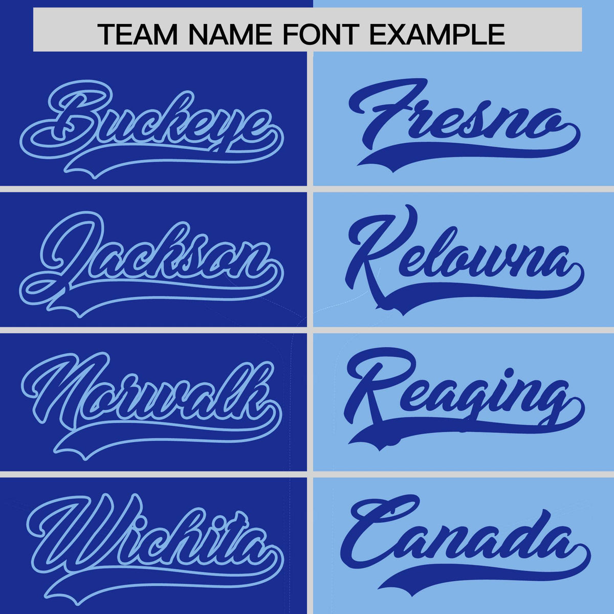 Custom Royal Powder Blue Split Fashion Coconut Tree Design Authentic Baseball Jersey