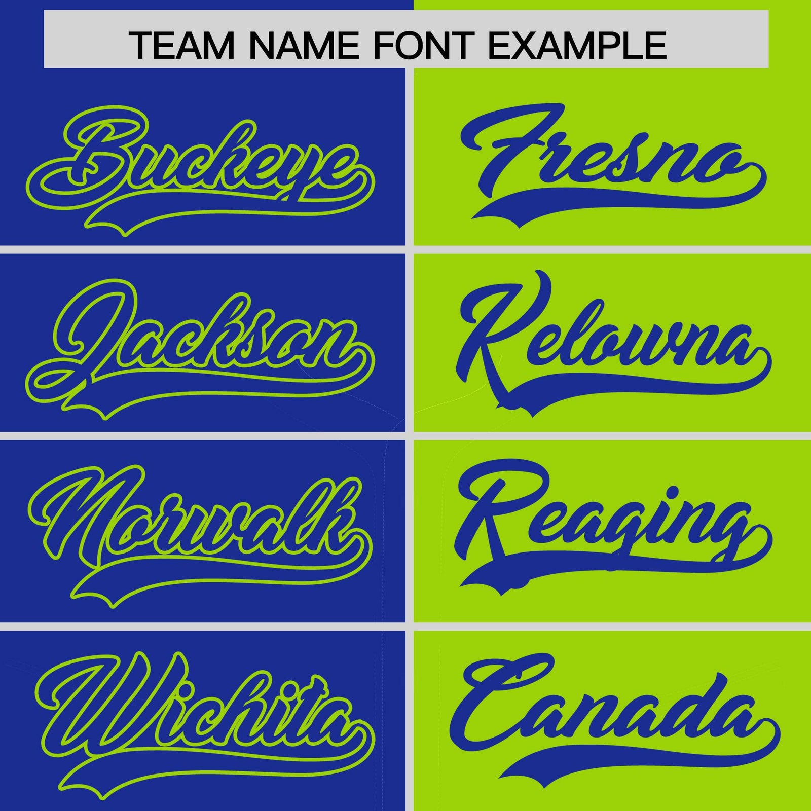 Custom Royal Neon Green Split Fashion Coconut Tree Design Authentic Baseball Jersey