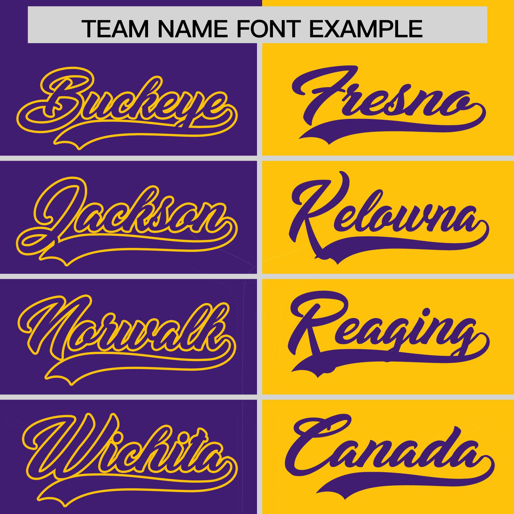 Custom Purple Yellow Split Fashion Coconut Tree Design Authentic Baseball Jersey