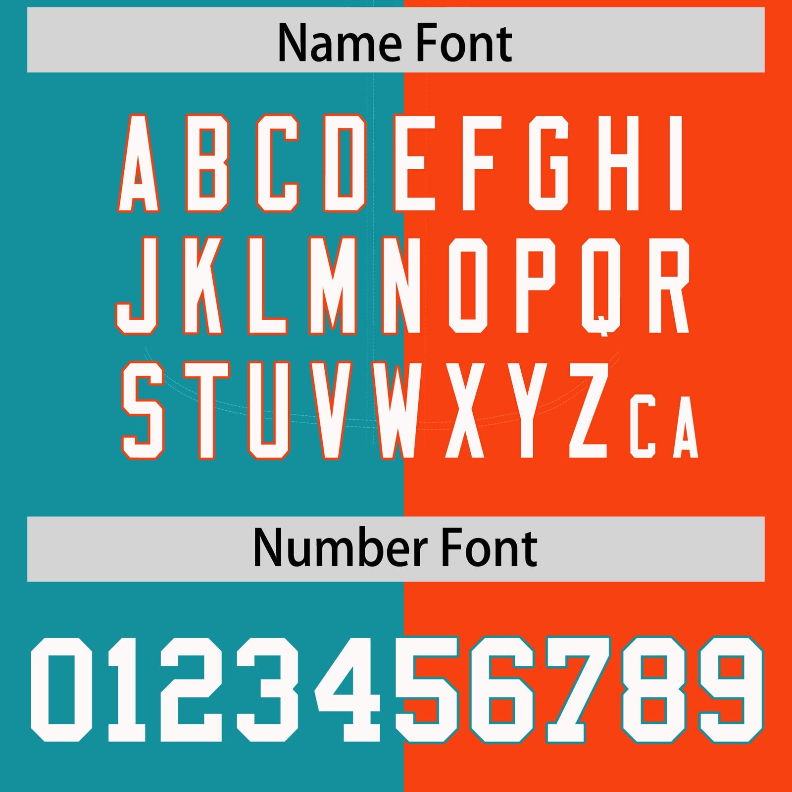 Custom Aqua Orange Split Fashion Coconut Tree Design Authentic Baseball Jersey